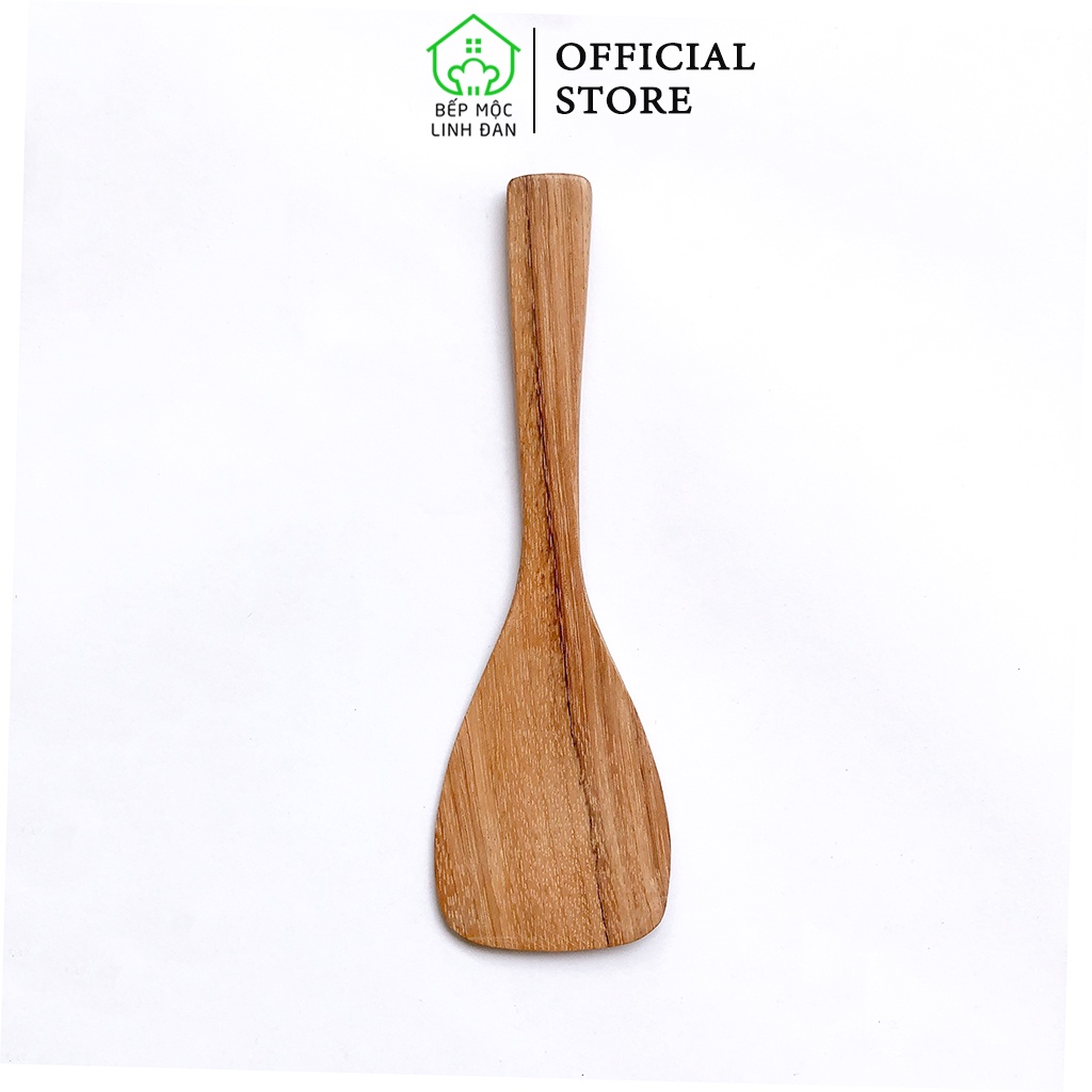 Muôi Xới Cơm Gỗ Tự Nhiên Để Mộc HAHANCO  An Toàn Cho Sức Khỏe