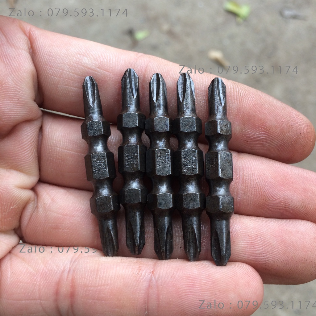 Mũi Vít Bãi Nhật Hai Đầu PH2 Dài 45mm (SL: 1 Cây )