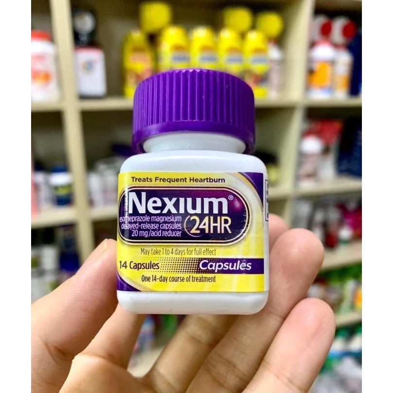 Nexium 24hr Mỹ, Viên Uống Đau Dạ Dày Ợ Nóng