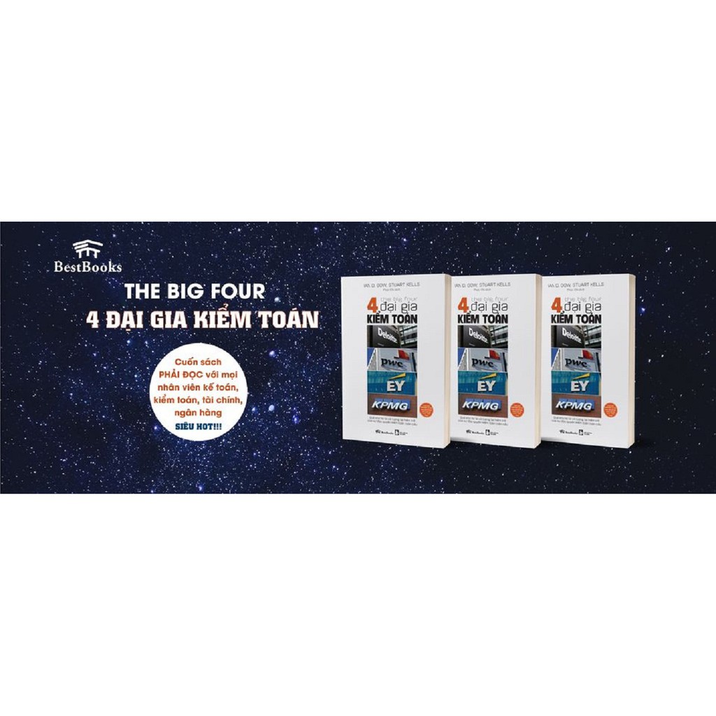 Sách - The Big Four - 4 Đại Gia Kiểm Toán: Deloitte - PwC - EY - KPMG +Tặng Bookmark