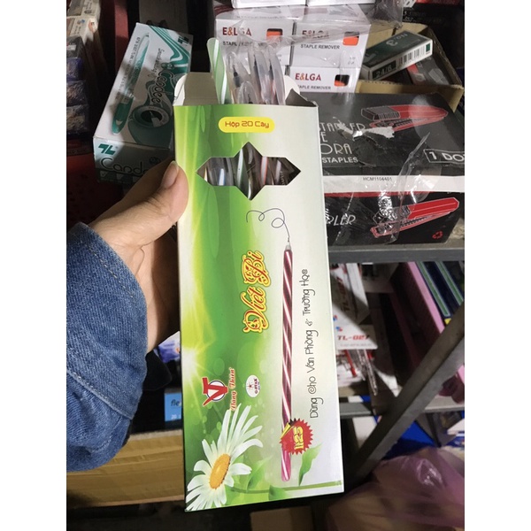 Combo 20 bút bi xanh Vâng Thiên