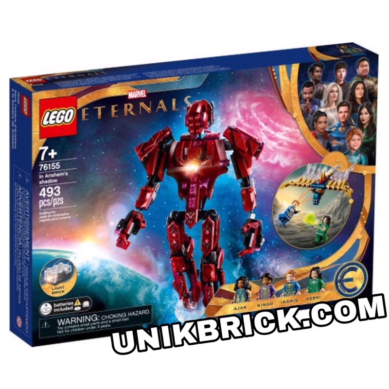 Lego UNIK BRICK Marvel 76155 The Eternals In Arishem’s Shadow chính hãng .