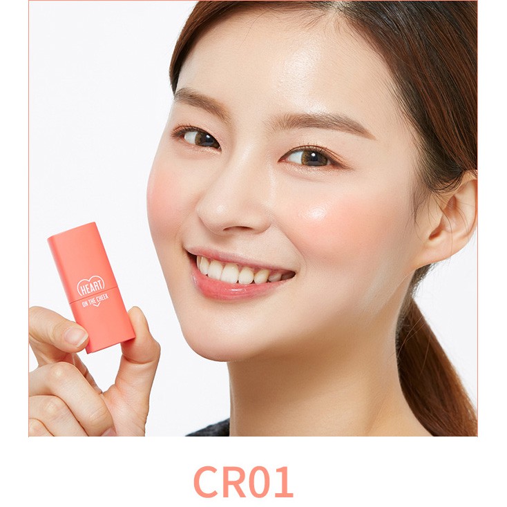 Má hồng dạng thỏi A'pieu HEART On The Cheek 5.5g | BigBuy360 - bigbuy360.vn