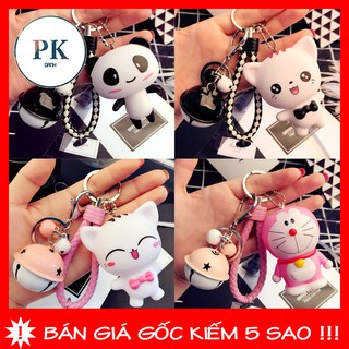 [Mã BMSIEULSALE giảm 15% đơn 150k] Móc Khóa Chuông Hoạt Hình Giá Rẻ Móc Khóa Hình Thú Dễ Thương