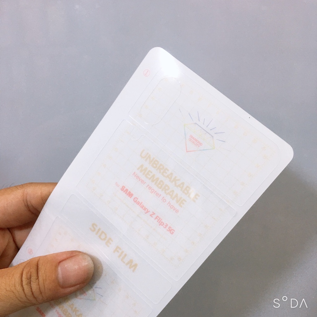 Miếng dán PPF full mặt trước dành cho Samsung Z Fold 5 / Flip 5 /Flip 4 /Z Fold 3, Z Flip/ Flip 3 5g