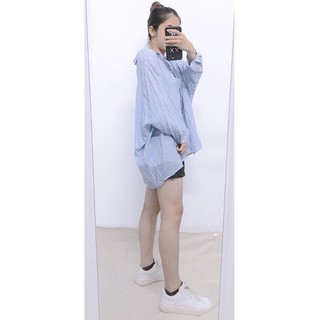 (2hand) Sơ mi Korea form oversize siêu to khổng lồ
