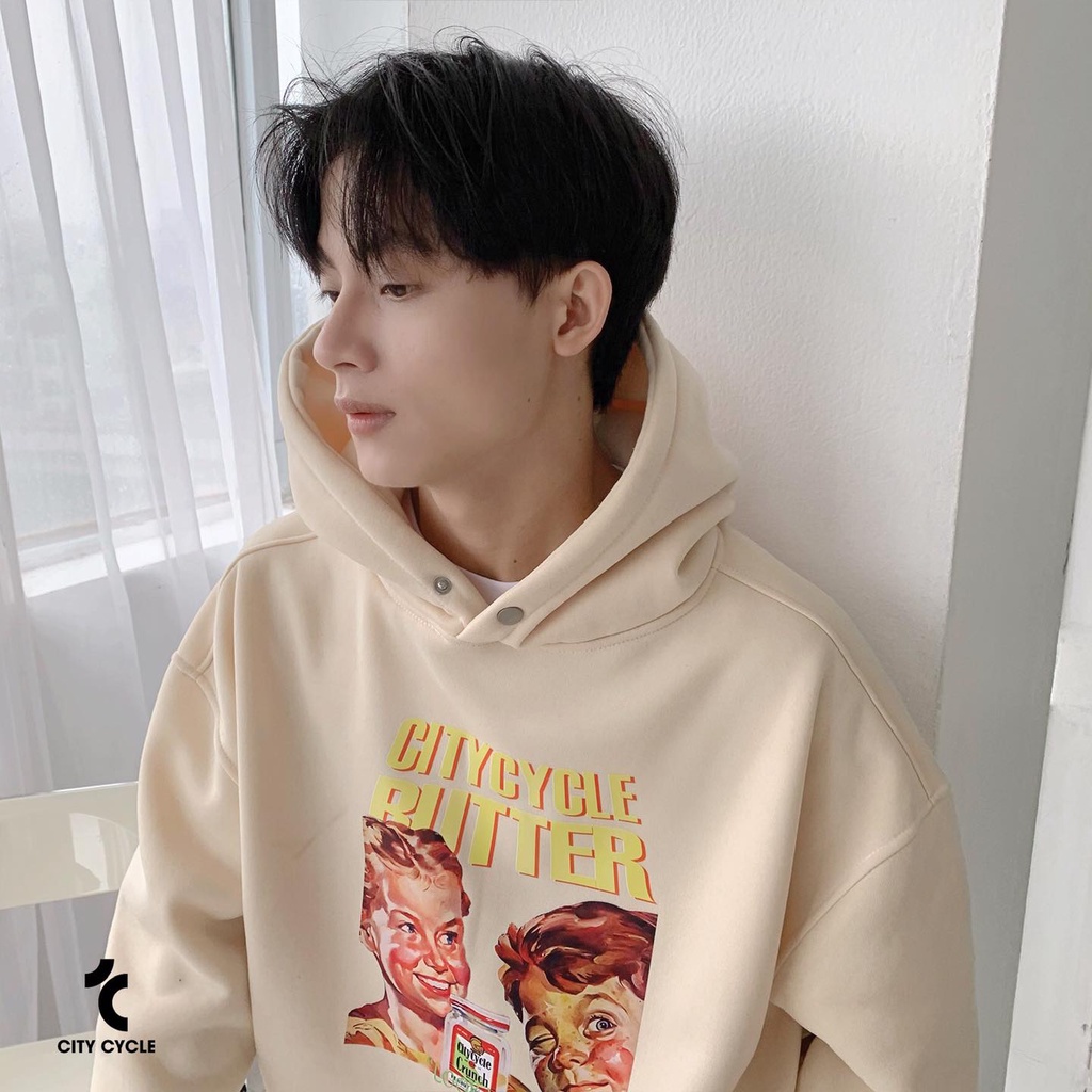 Áo hoodie local brand butter LEILA STORE - áo nỉ dài tay có mũ form rộng dáng unisex | BigBuy360 - bigbuy360.vn