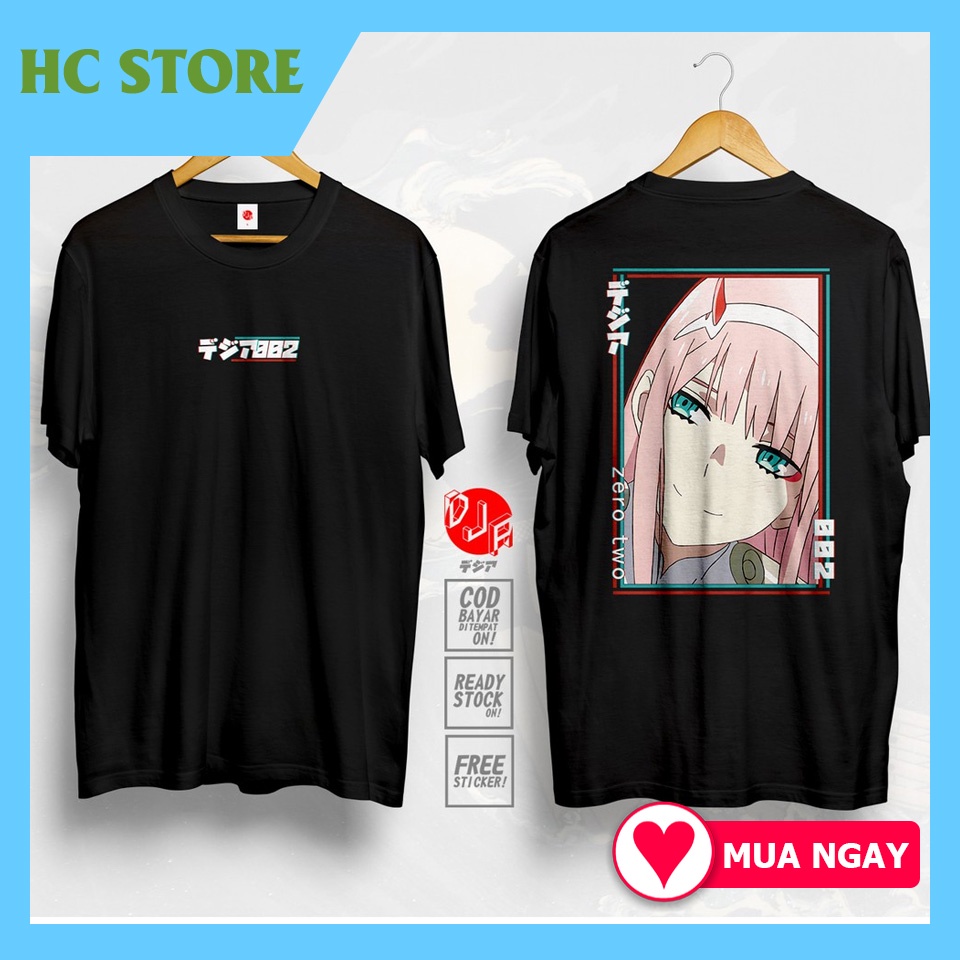 ÁO THUN Zero TWO T-Shirt 02 DARLING IN THE FRANXX phong cách đẹp giá rẻ nhất