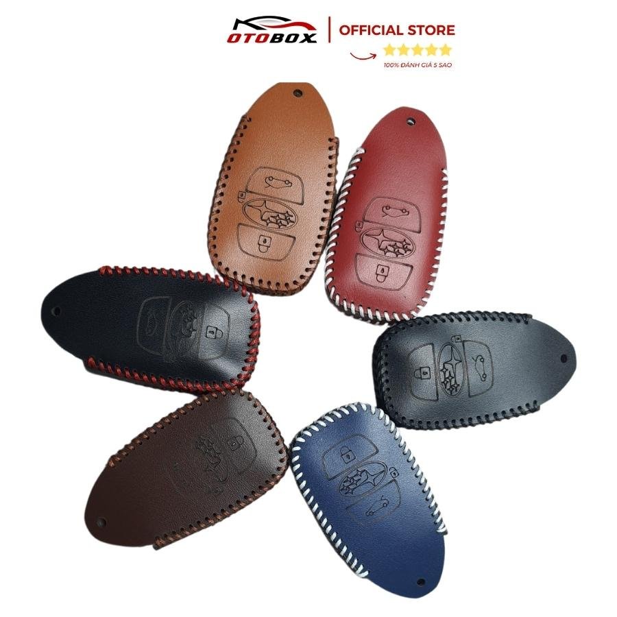 Bao da chìa khoá ô tô subaru forester, outback, brz, xv, legacy chìa thông minh bảo vệ chìa khoá oto cao cấp chống xước