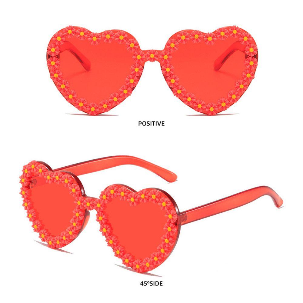 Kính Mát Hình Trái Tim Thời Trang Cho Nữ