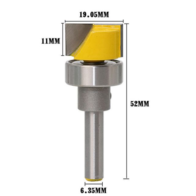 Mũi phay gỗ thẳng CNC - Mũi soi móc rãnh 19mm (DCG)