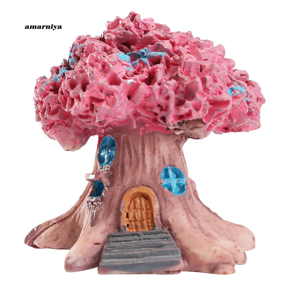 Mô hình ngôi nhà trên cây trang trí tiểu cảnh độc đáo