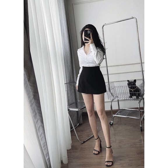 ÁO SƠMI TRẮNG CHIẾT LY