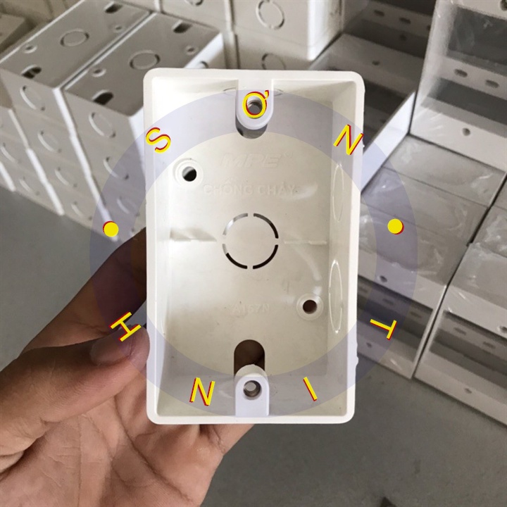 Đế âm, tủ điện tường ĐƠN ĐÔI CHO 2 MẶT ĐƠN chống cháy MPE hàng chính hãng