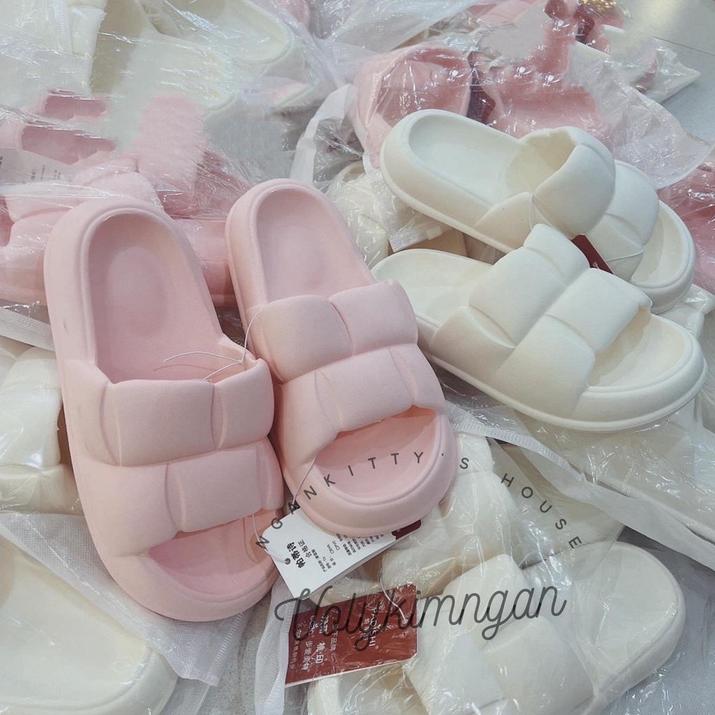 Dép bánh mì ô vuông