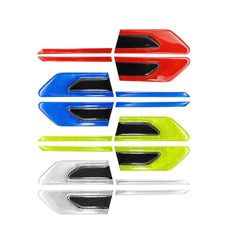 Set 2 miếng dán phản quang cảnh báo cho cửa xe hơi