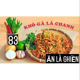 Khô gà lá chanh 200g - thực phẩm quê tây bắc
