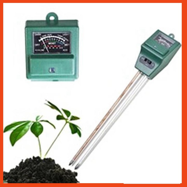 Máy đo độ PH, độ ẩm của đất, đo ánh sáng, bút đo PH 3 trong 1