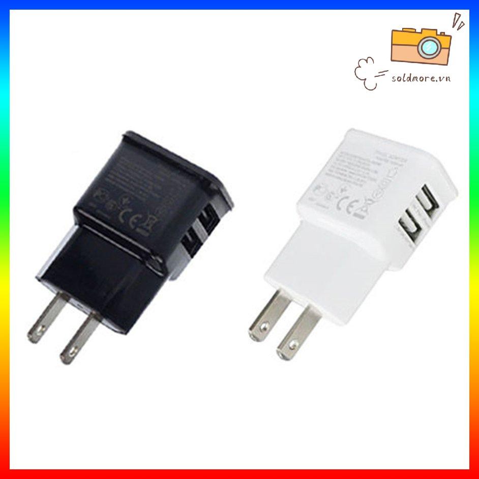 IPHONE Cốc Sạc 2 Cổng Usb 5v 1a Cho Điện Thoại Android