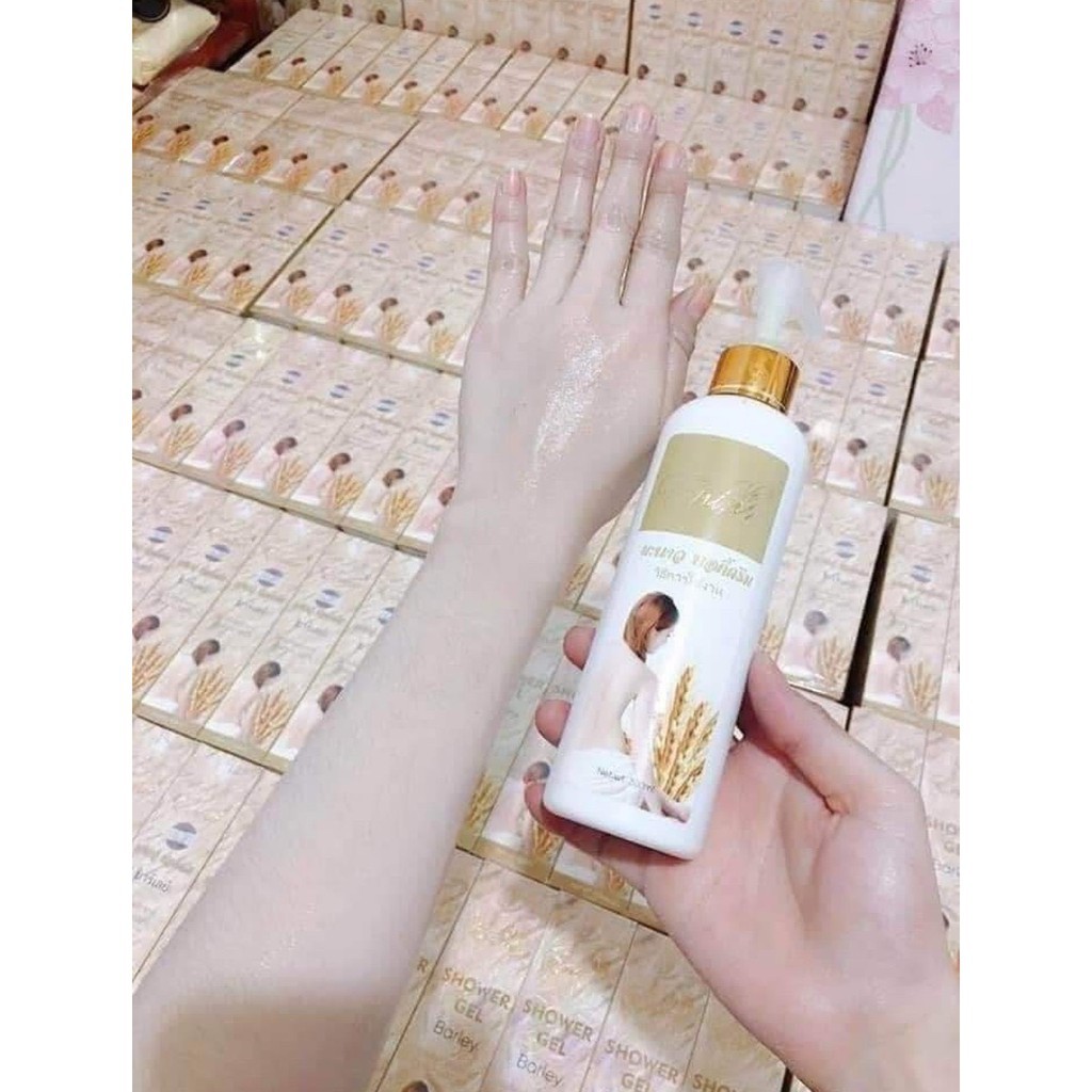 Sữa Tắm, Ủ Trắng Ngọc Trai Lúa Mạch Erina Thái Lan 300ml