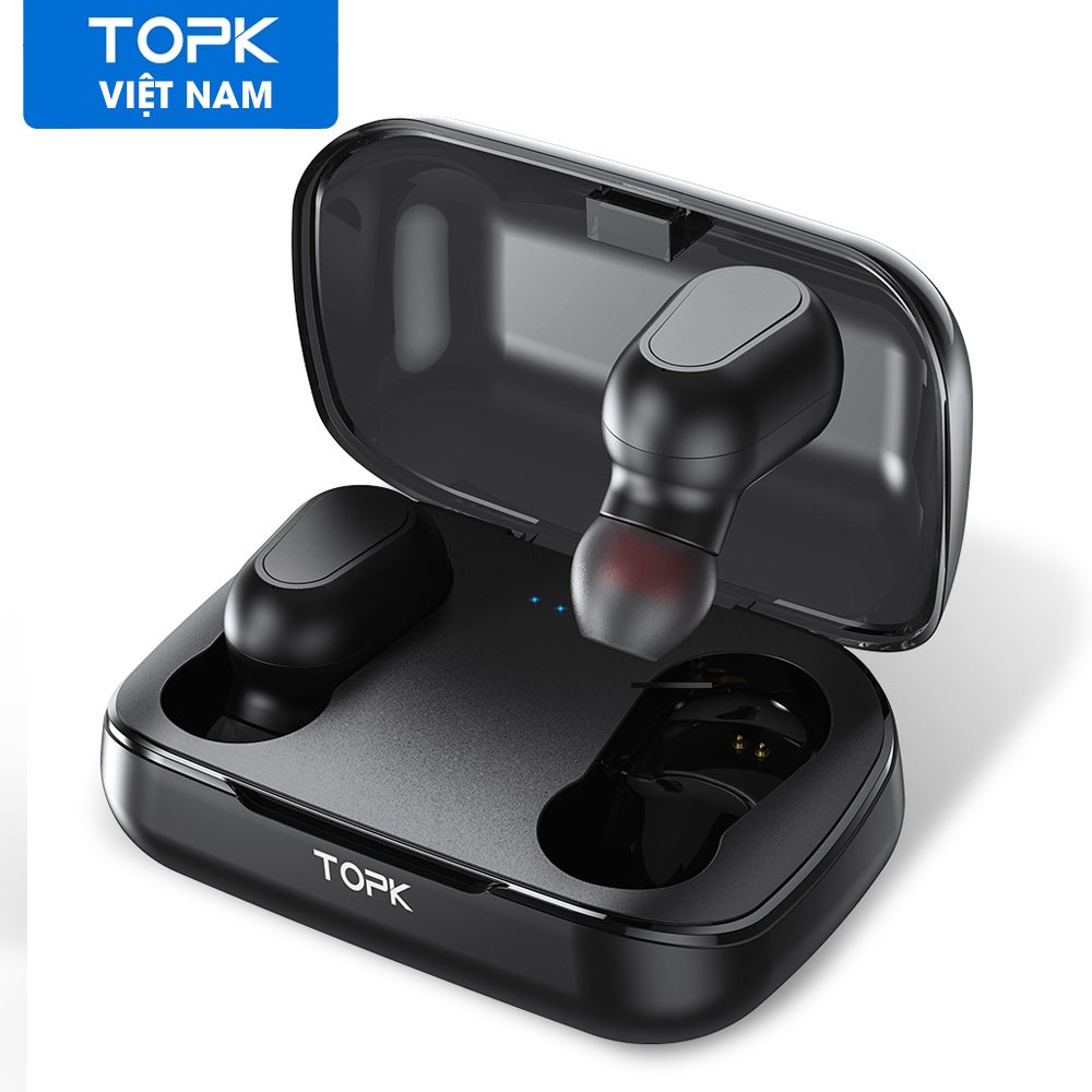 Tai Nghe Không Dây Chân Thực TOPK F22 Tai Nghe Nhét Tai TWS Bluetooth 5.0 Tai Nghe Nhét Trong Tai Chống Nước Tai Nghe Kh