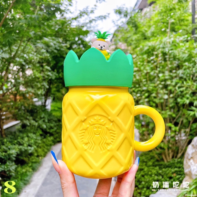 Bình ly starbucks trái dứa  siêu đáng yêu❤️