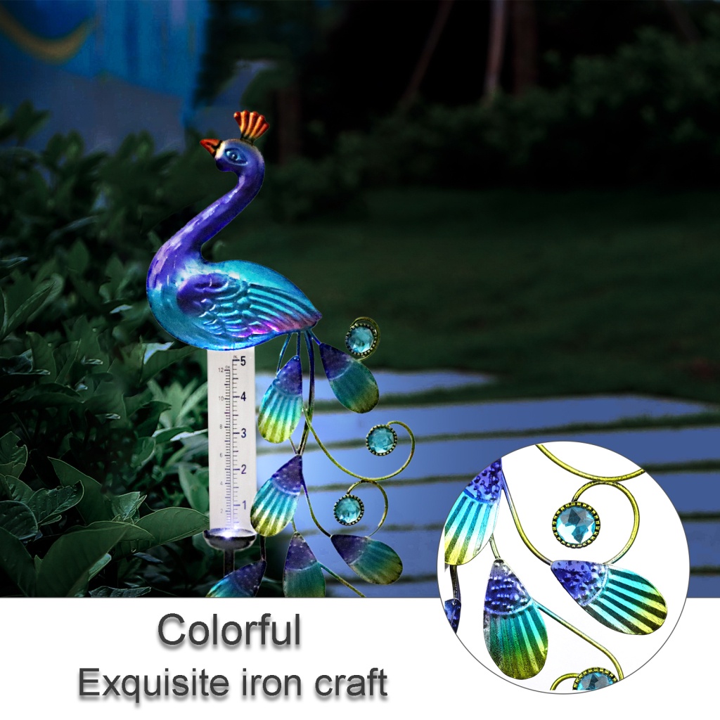 Đèn Trang Trí Sân Vườn Hình Chim Công