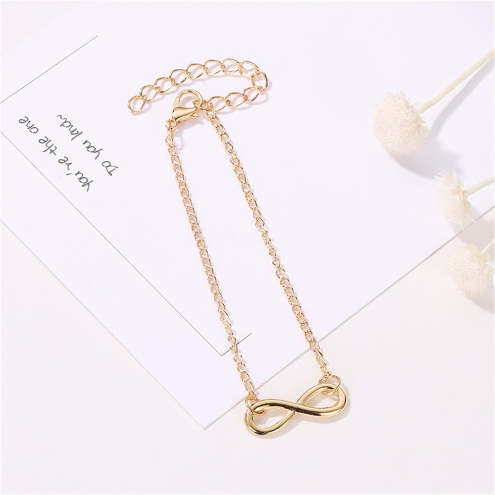 Vòng Tay Số 8 Thiết Kế Đơn Giản Dễ Phối Đồ Cho Nữ