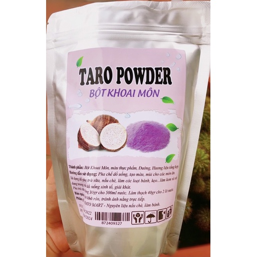 500gr BỘT KHOAI MÔN, chỉ có tại Xưởng Chè ngon và đồ ăn vặt