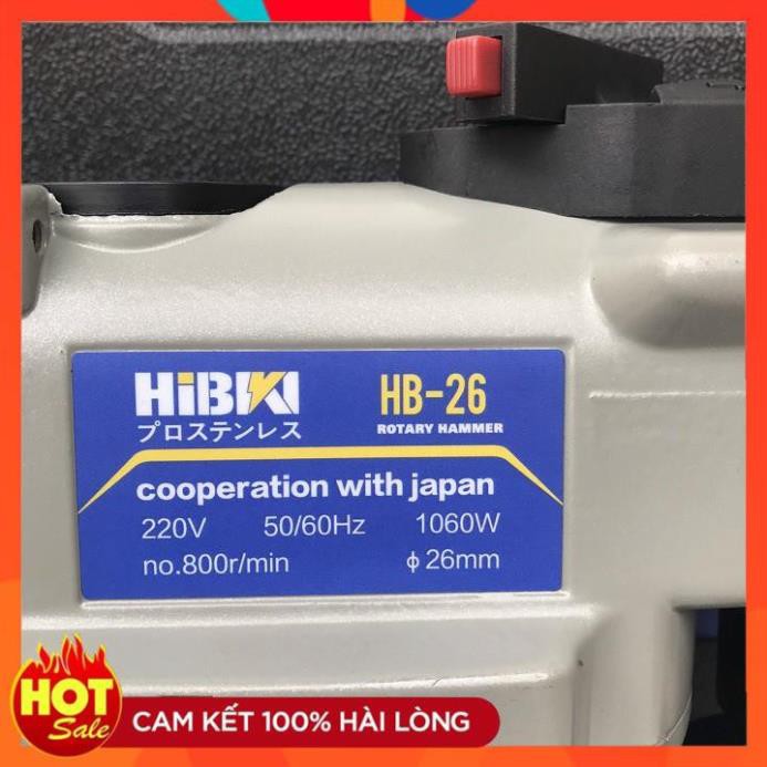 [Hàng Tốt] Máy khoan đục bê tông HIBIKI công suất 1060W