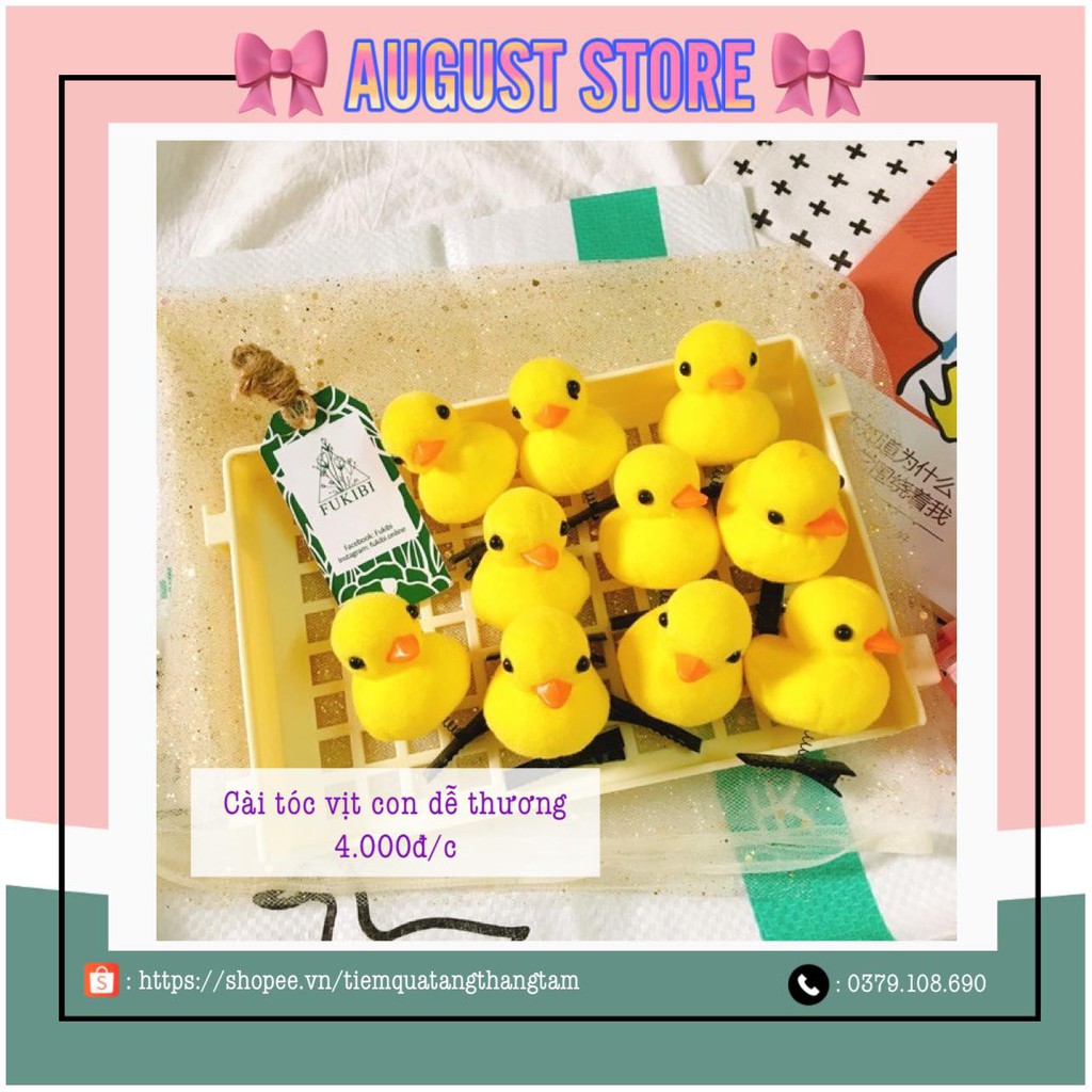 [RẺ VÔ ĐỊCH] Cài tóc,kẹp tóc hình con vịt cute dễ thương giá sỉ
