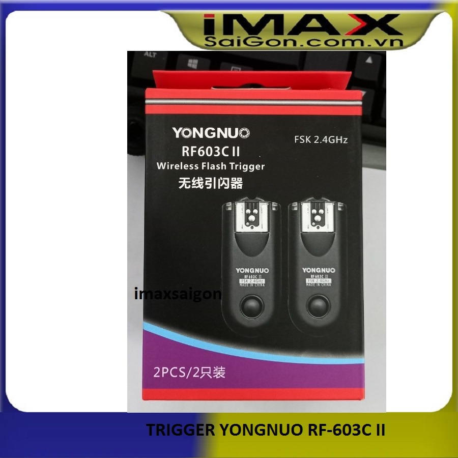 TRIGGER YONGNUO RF-603C II DÙNG CHO MÁY ẢNH CANON