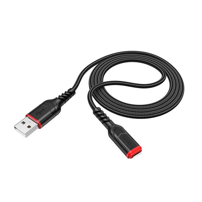 Cáp sạc nhanh cho mọi điện thoại 2.4A bọc dù chắc chắn hỗ trợ type-c micro usb và lightnLng mã HO.CO X59