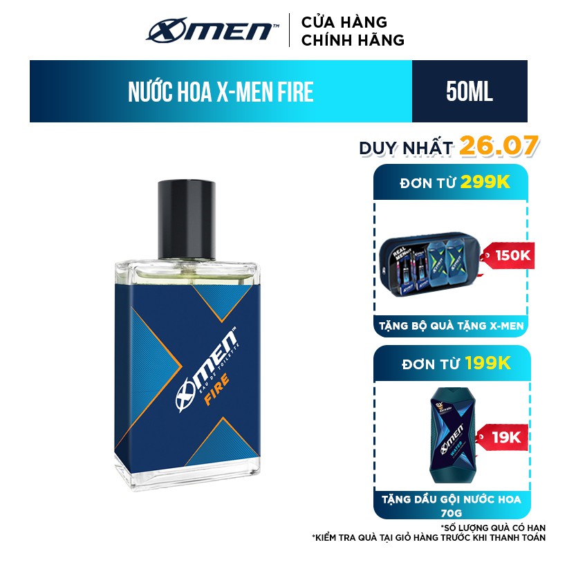 Nước Hoa X-Men Fire 50Ml | Thế Giới Skin Care