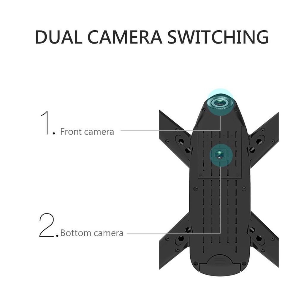 Flycam Drone SG106 Camera Kép 4K+ HD - Siêu Công Nghệ 4k Full HD - HD Sắc Nét (Tặng Tay Cầm Điều Khiển ) Máy Trần Ko Pin