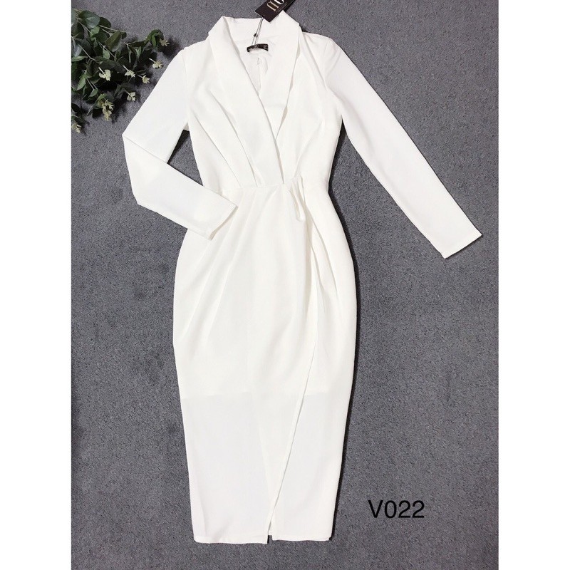 VÁY TRẮNG XOẮN EO THƯƠNG HIỆU MODISH AND CHIC SIÊU ĐẸP