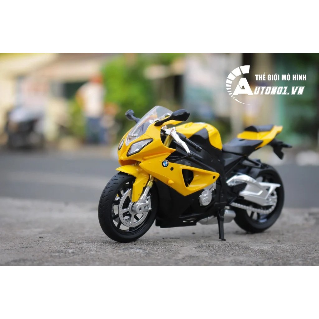 MÔ HÌNH BMW S1000RR 2019 YELLOW 1:12 MSZ 7222