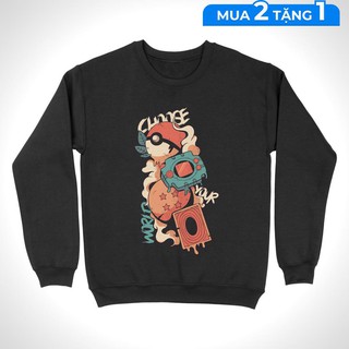 Áo sweater choose your world unisex the next level, cotton 100% nam nữ - sw0110