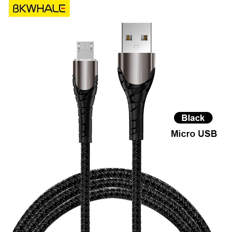 Cáp Sạc Nhanh 3A Cổng Micro USB / Type-C / QC 3.0 Có Đèn LED