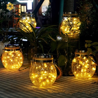 Lọ Thủy Tinh 30 Bóng Có Đèn Led Chạy Bằng Năng Lượng Mặt Trời
