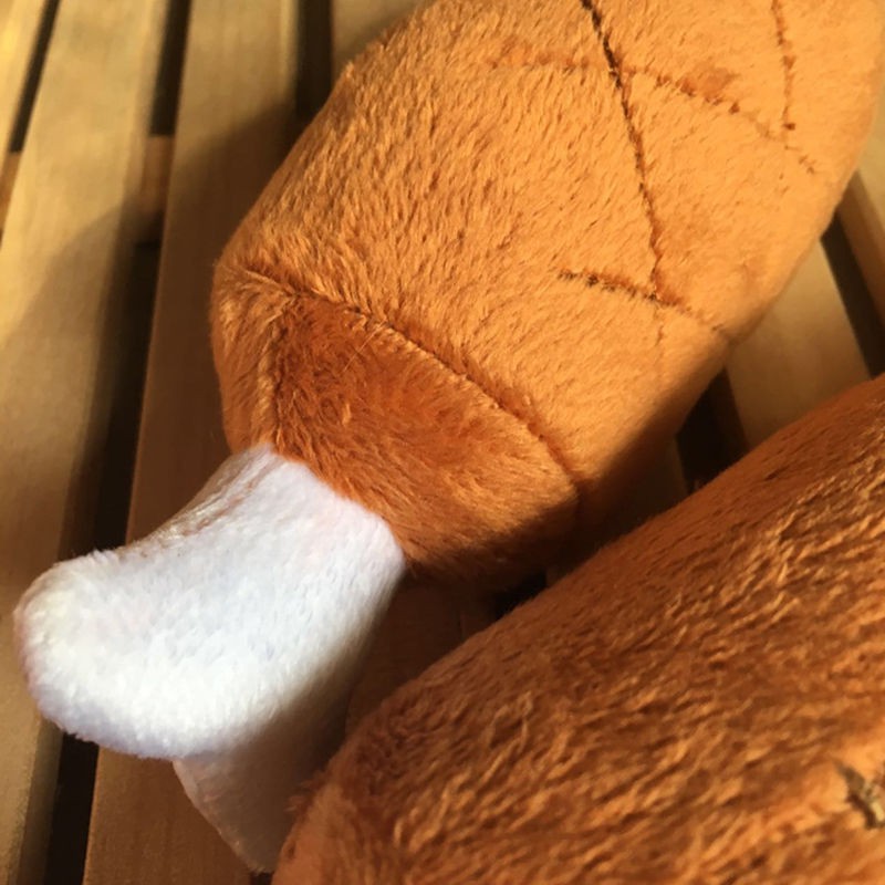 Đồ chơi hình đùi gà bông đáng yêu cho thú cưng