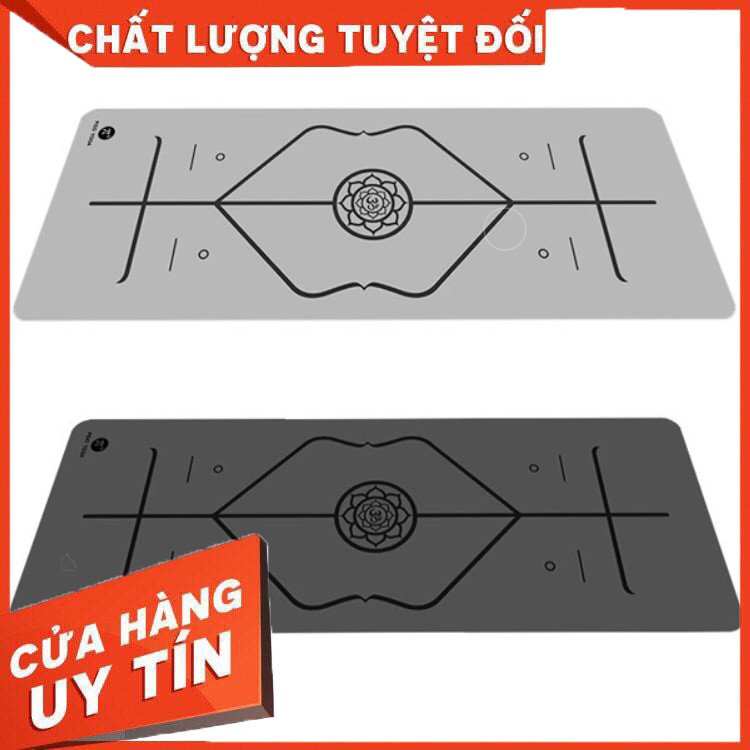 (Tặng túi cao cấp + xịt thảm + Khăn lau) Thảm tập Yoga PIDO cao cấp chất liệu cao su có định tuyến