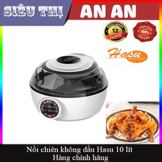 Nồi chiên nướng đa năng dung tich 4.5L HASU HSMX-X45W nhiều phụ kiện đi kèm công suất 1400W bảo hành 12 tháng
