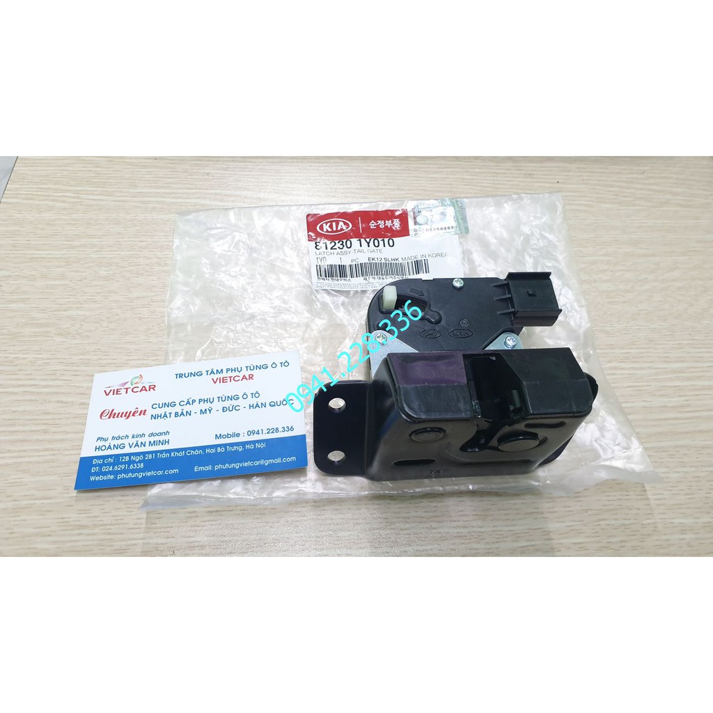 Ổ khóa ngậm cốp sau  Kia Morning 2011-2017 chính hãng 812301Y010