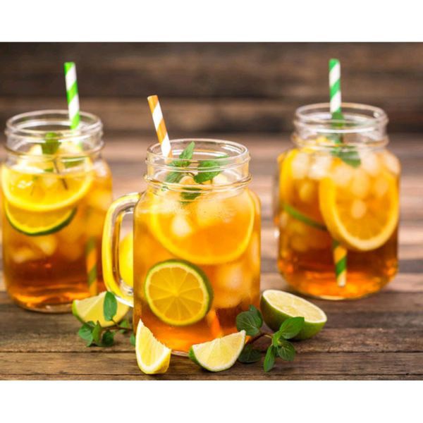 ❣️ Ly Thủy Tinh Có Quai Uống Trà Sữa 450ml nắp có lỗ ❣️