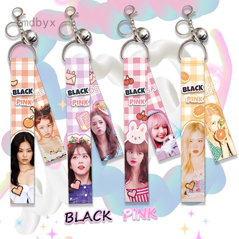Tmdbyx Dây đeo điện thoại in hình KPOP BLACKPINK 2021 dễ thương
