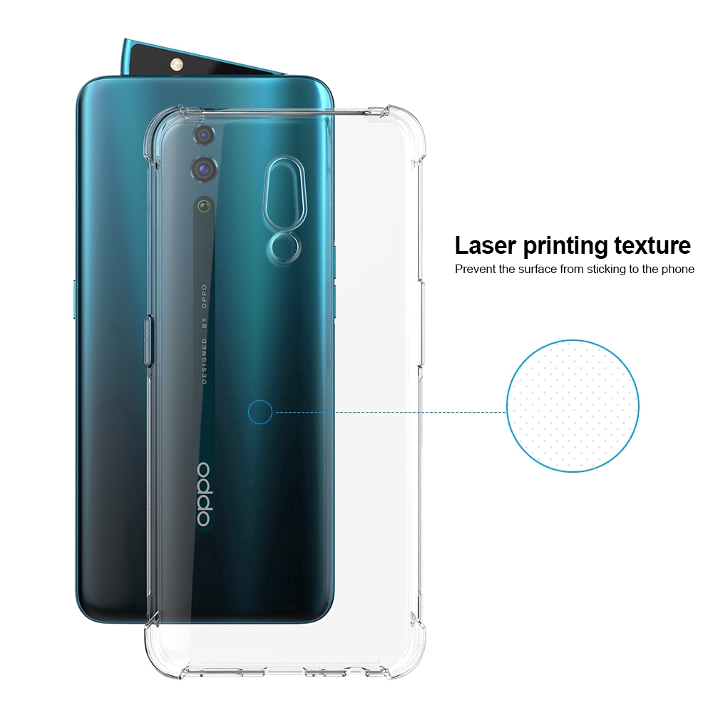 Ốp điện thoại silicon chống sốc cho OPPO Reno 10x Zoom F11 F9 R17 Pro A7 A3S A5S F7 F5 A7 A71 A59 F1s