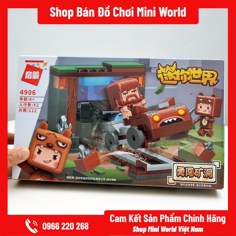 Lego Mini World Khai Thác Mỏ
