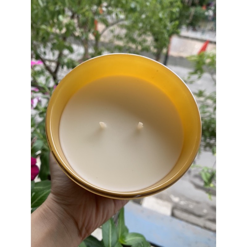 Nến thơm xuất dư mùi hương mùa hè Dứa Xoài Mía 12.6oz 2 bấc - Scented Candle with essential oils