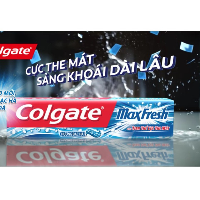 Kem đánh răng Colgate 225g Siêu Chắc Khỏe- Tặng bàn chải Lông tơ Cao Cấp